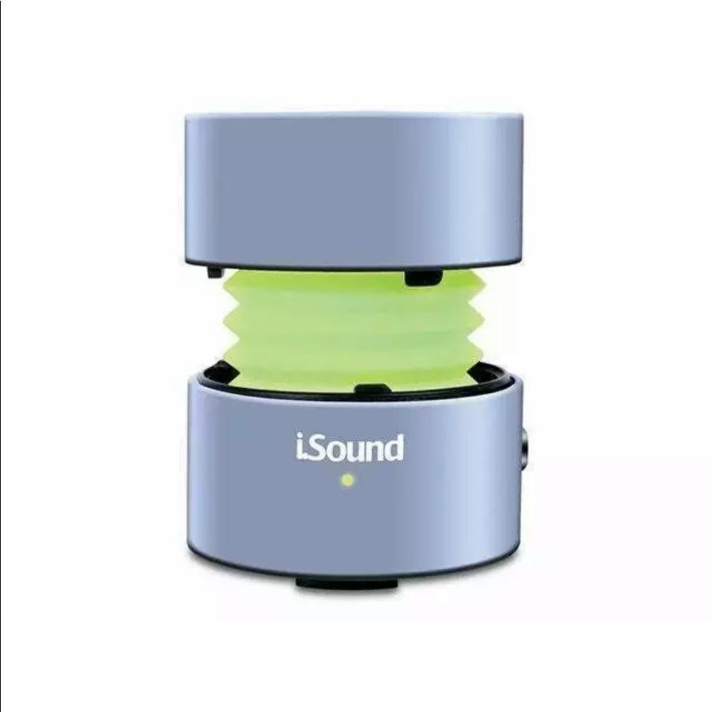 BRAND NEW!!! iSound Fire Glow Portable Rechargeable In-Line Speaker!!! (Grey)